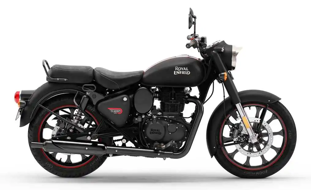 Royal Enfield Classic 350 Stealth Black Dual Channel