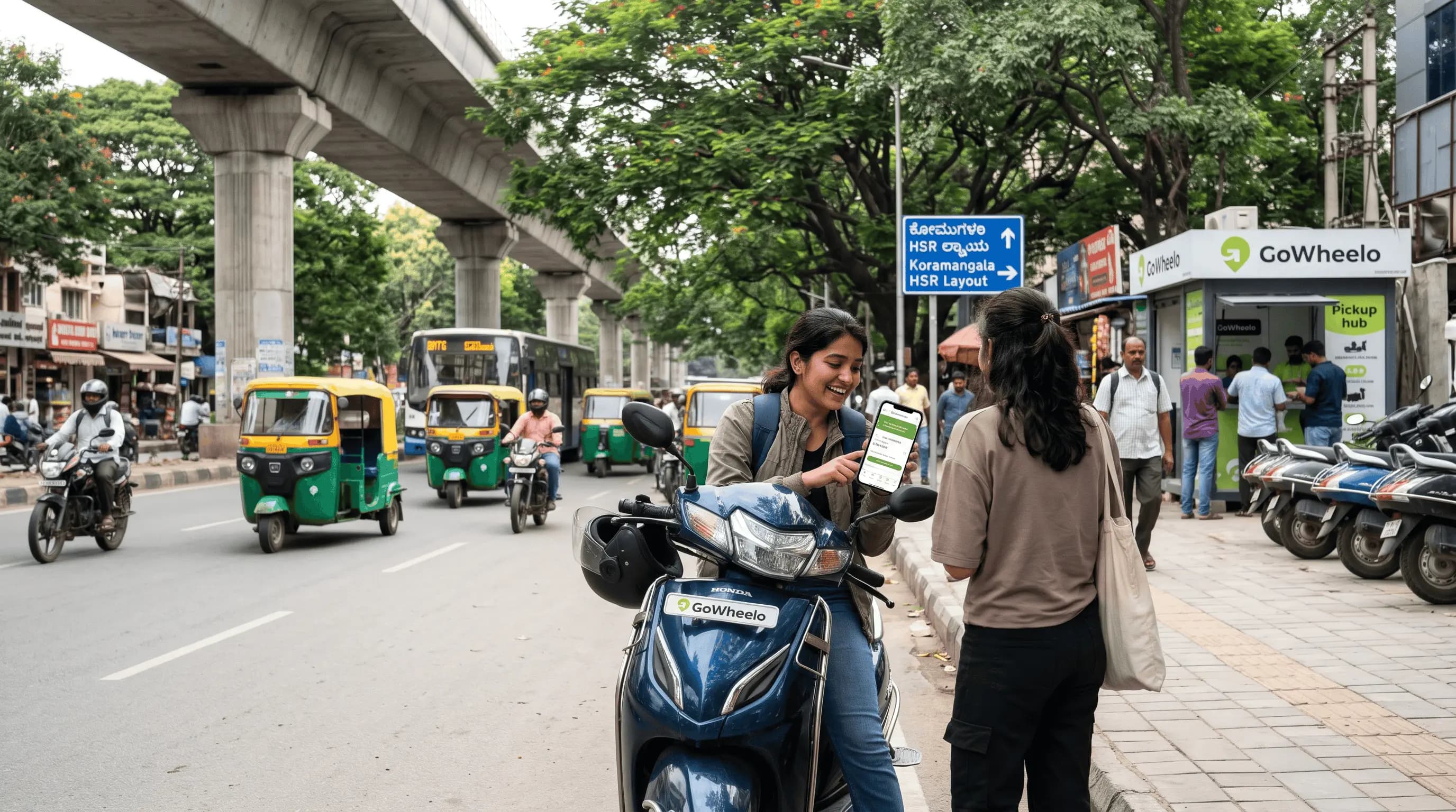 Scooty Rental in Bangalore: Reviews and Ratings | GoWheelo
